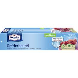 1024955 - Gefrierbeutel Toppits 6l 20er 30x46cm